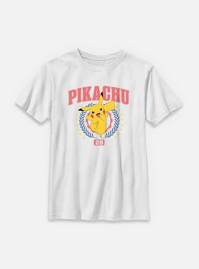 Pokemon Pikachu 25 Happy Youth T-Shirt