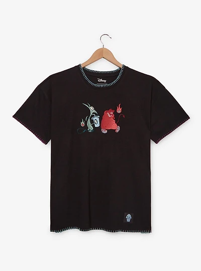 Disney Hercules Pain & Panic Embroidered Women's Plus T-Shirt - BoxLunch Exclusive