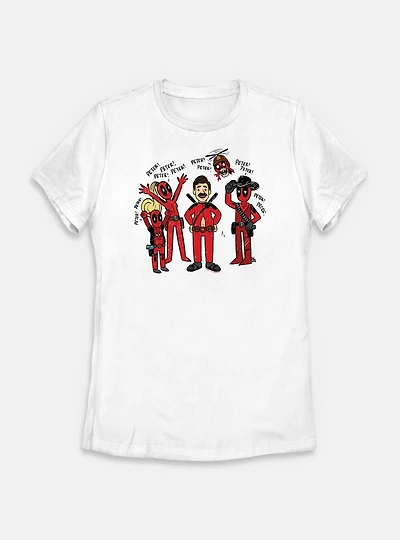 Marvel Deadpool & Wolverine We Love Peter Womens T-Shirt