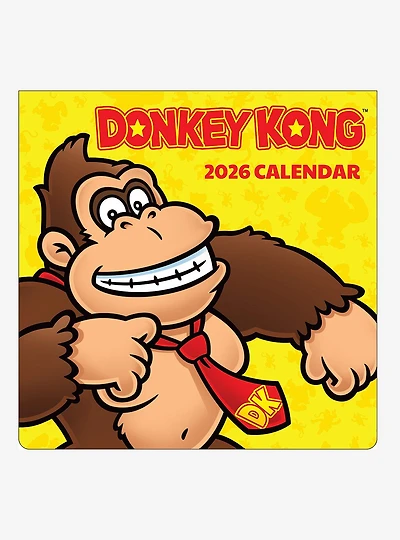 Nintendo Donkey Kong 2026 Calendar
