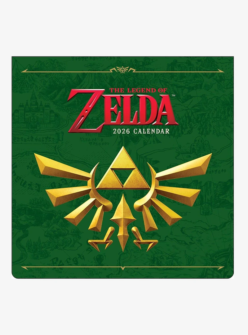 The Legend of Zelda 2026 Wall Calendar