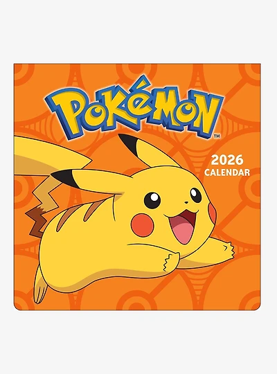 Pokémon 2026 Wall Calendar