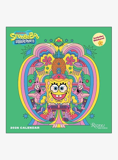 SpongeBob SquarePants 2026 Wall Calendar