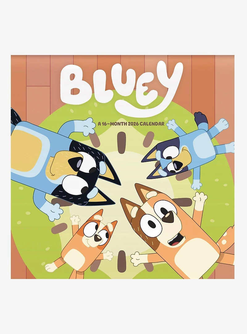 Bluey 2026 Wall Calendar