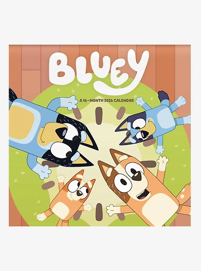 Bluey 2026 Wall Calendar