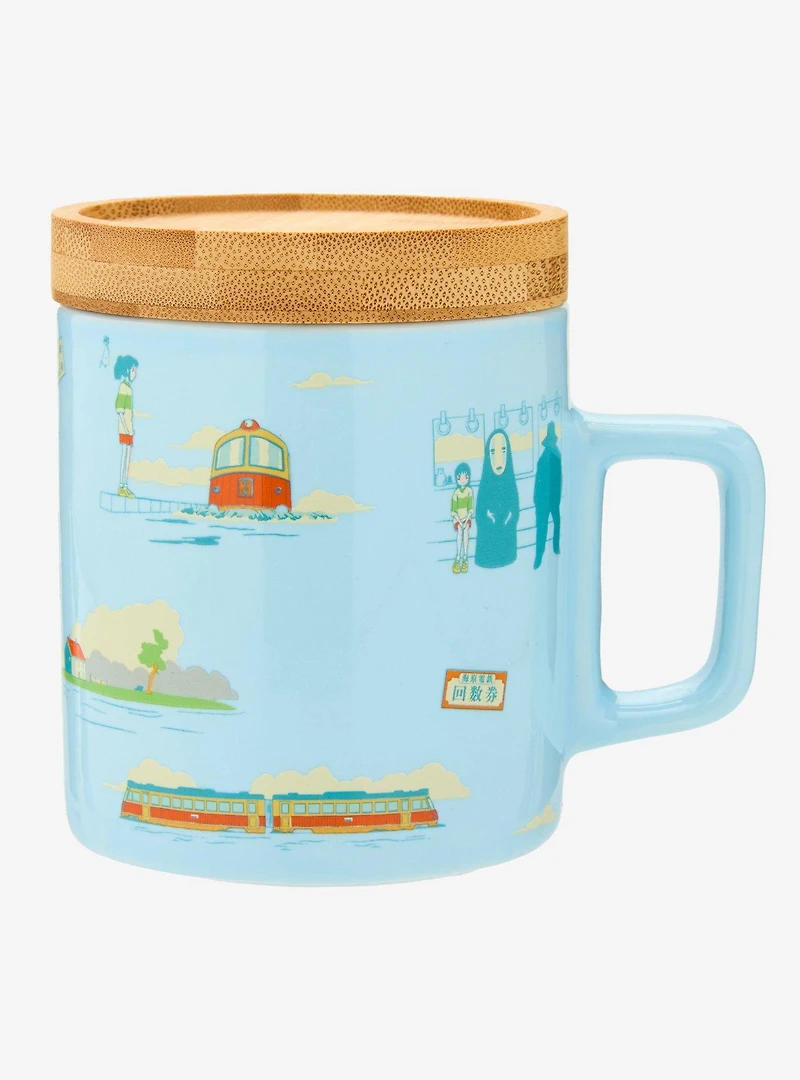 Studio Ghibli® Spirited Away Scenes Mug with Bamboo Coaster