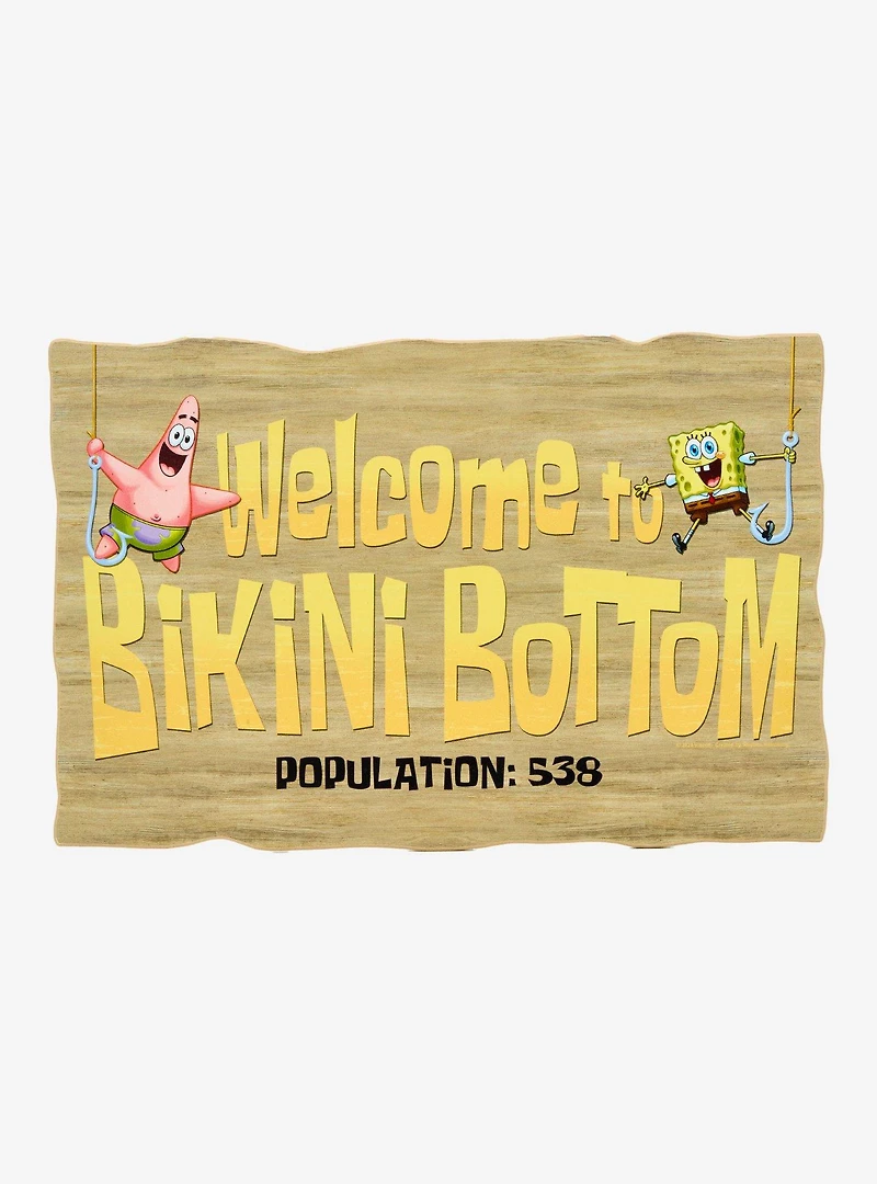 SpongeBob SquarePants Welcome to Bikini Bottom Wall Art