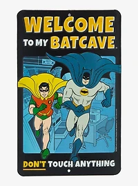 DC Comics Batman & Robin Batcave Wall Sign