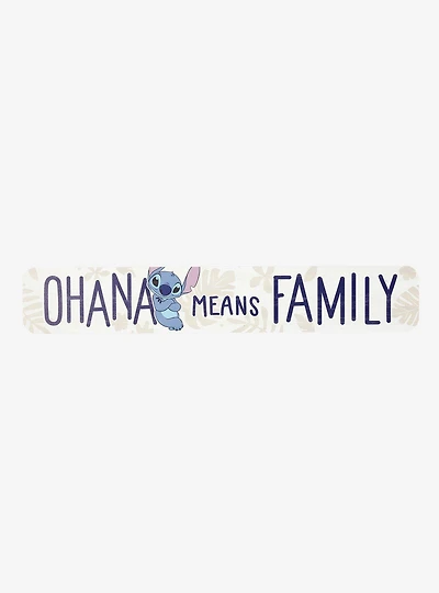 Disney Lilo & Stitch Ohana Means Family Wall Sign