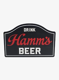 Drink Hamm's Beer Wall Sign