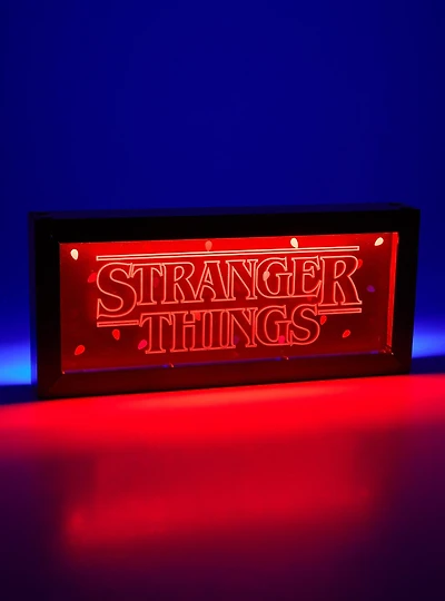 Stranger Things Title & Upside Down Reversible Light-Up Sign