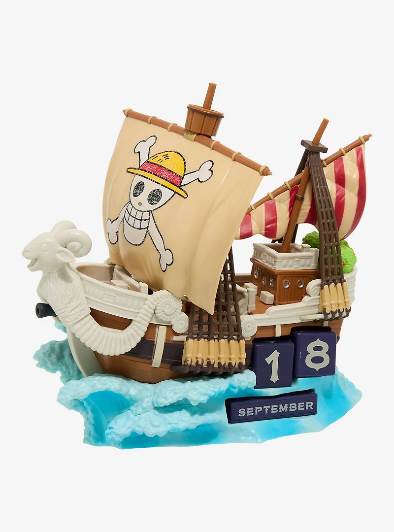 One Piece Thousand Sunny Figural Perpetual Calendar