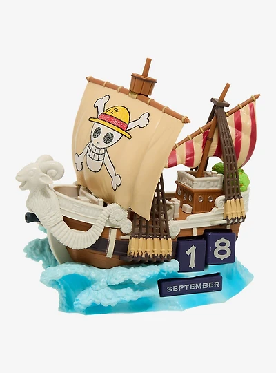 One Piece Thousand Sunny Figural Perpetual Calendar