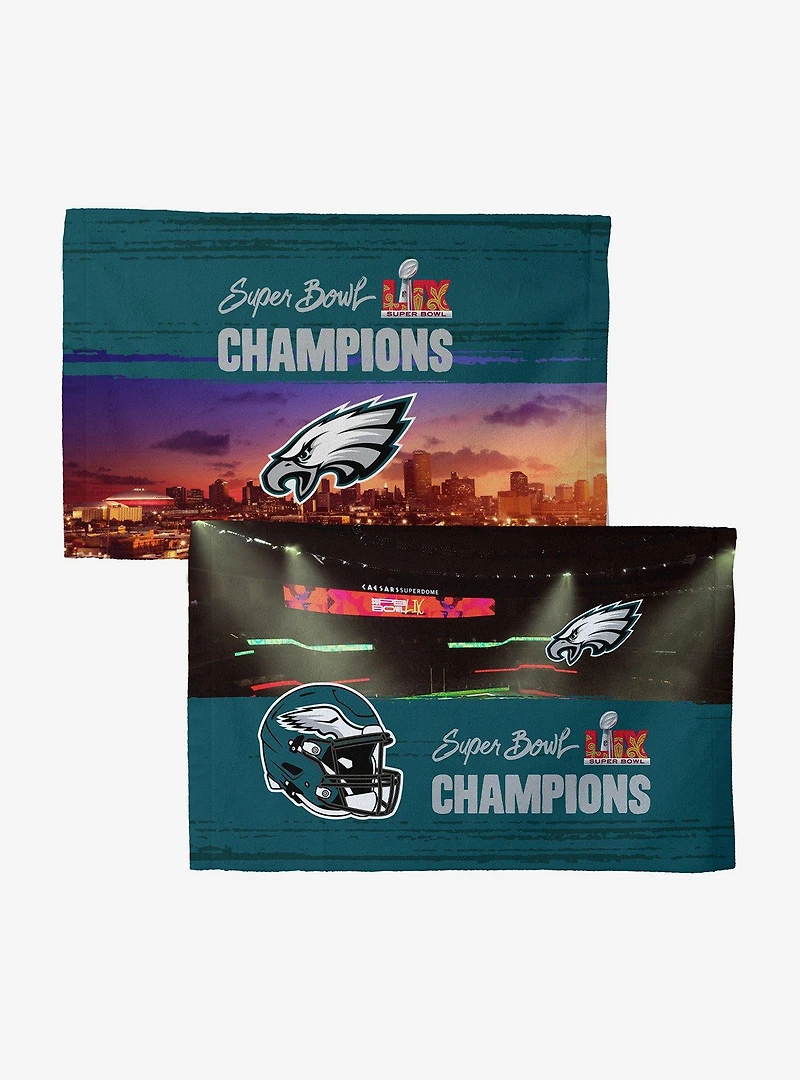 NFL 2025 Super Bowl LIX Philadelphia Eagles Overview Fan Towel 2-Pack
