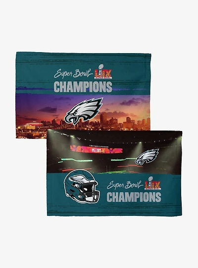 NFL 2025 Super Bowl LIX Philadelphia Eagles Overview Fan Towel 2-Pack