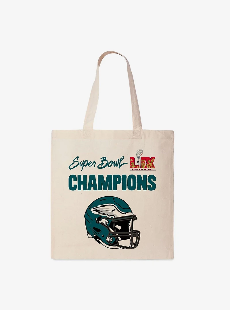 NFL 2025 Super Bowl LIX Philadelphia Eagles Mardi Canvas Tote
