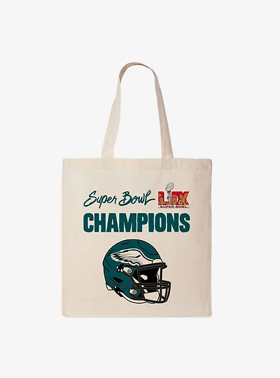 NFL 2025 Super Bowl LIX Philadelphia Eagles Mardi Canvas Tote