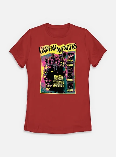 Marvel Zombies Undead Avengers Womens T-Shirt