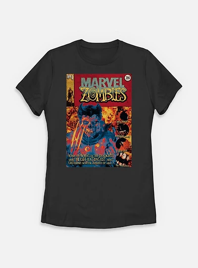 Marvel Zombies Deadliest Comic Cover Womens T-Shirt