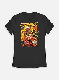 Marvel Zombies Succumb To The Hunger Comic Cover Womens T-Shirt