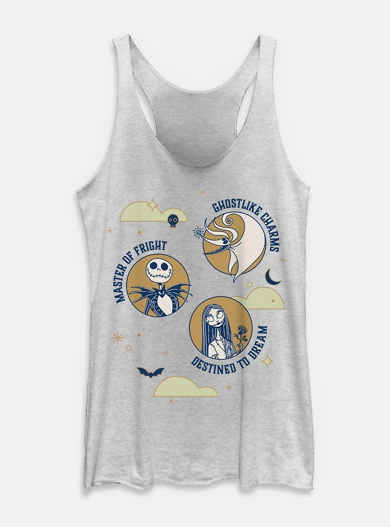 The Nightmare Before Christmas Fright Dream Ghostlike Womens Tank Top