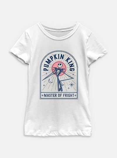 The Nightmare Before Christmas Pumpkin King Master Of Fright Youth Girls T-Shirt