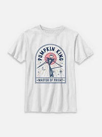 The Nightmare Before Christmas Pumpkin King Master Of Fright Youth T-Shirt