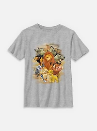 Disney The Lion King Group Portrait Youth T-Shirt