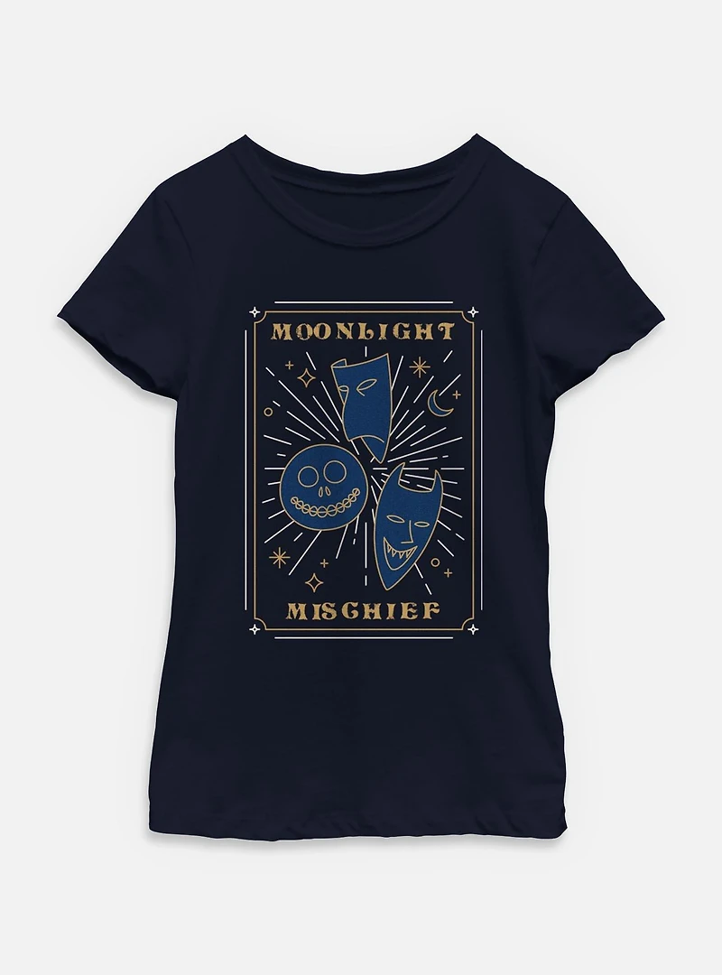 The Nightmare Before Christmas Moonlight Mischief Youth Girls T-Shirt