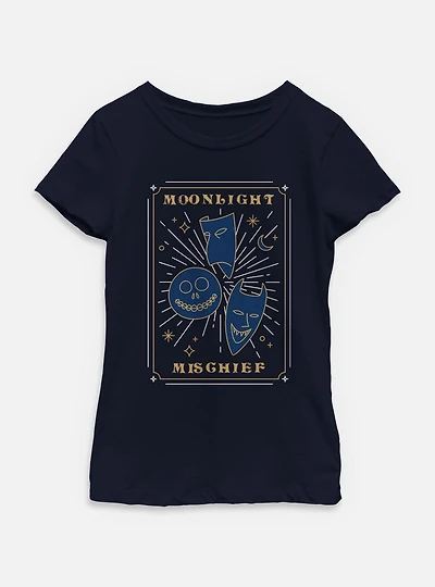 The Nightmare Before Christmas Moonlight Mischief Youth Girls T-Shirt