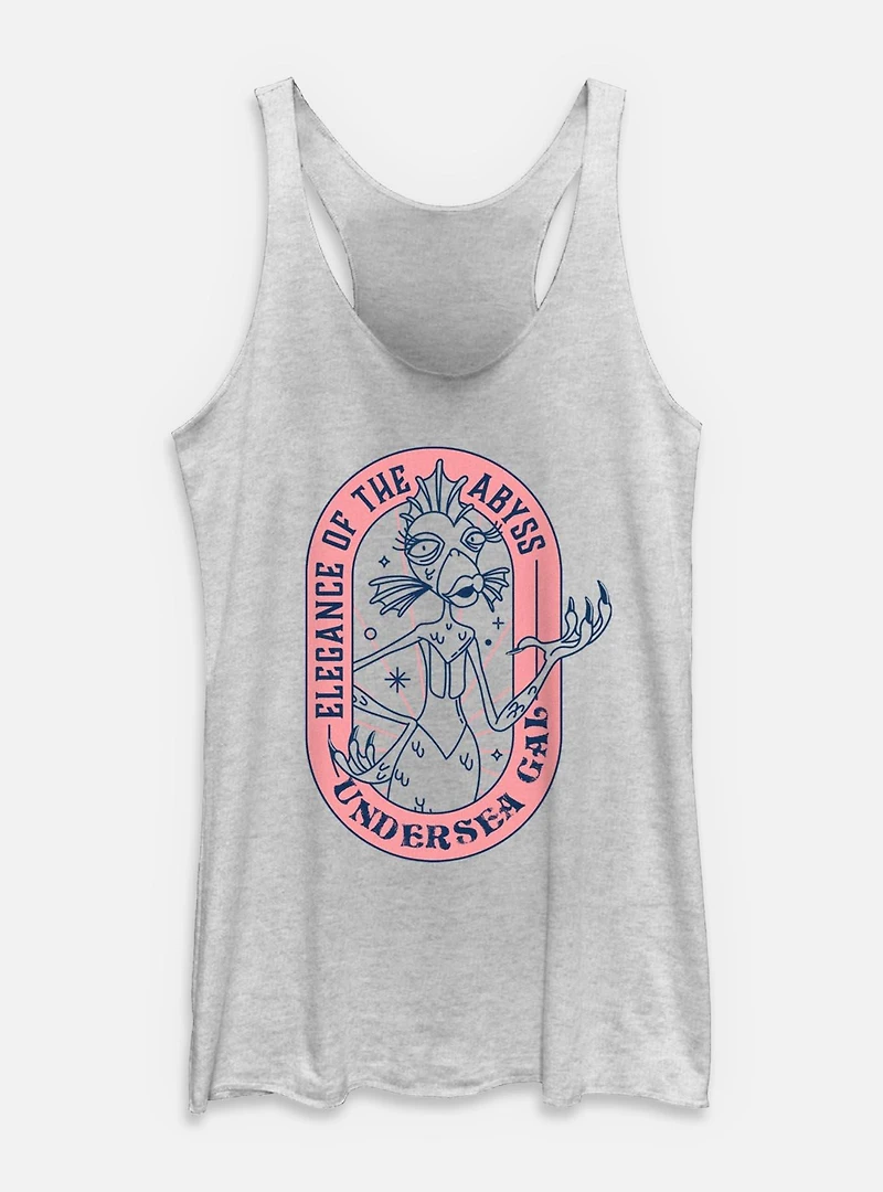 The Nightmare Before Christmas Elegance Of Abyss Undersea Gal Womens Tank Top