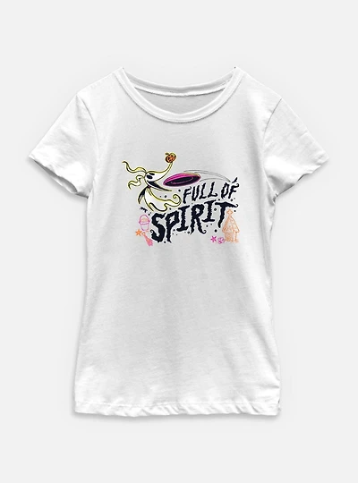 The Nightmare Before Christmas Full Of Spirit Youth Girls T-Shirt