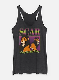 Disney Villains Scar Long Live The King Womens Tank Top