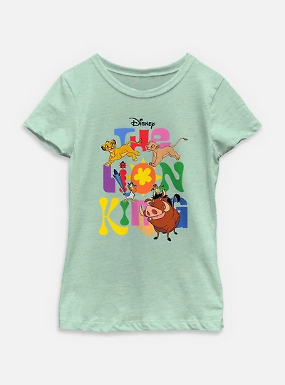 Disney The Lion King With Friends Youth Girls T-Shirt