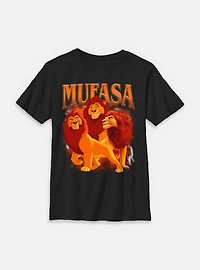 Disney The Lion King Mufasa Collage Youth T-Shirt