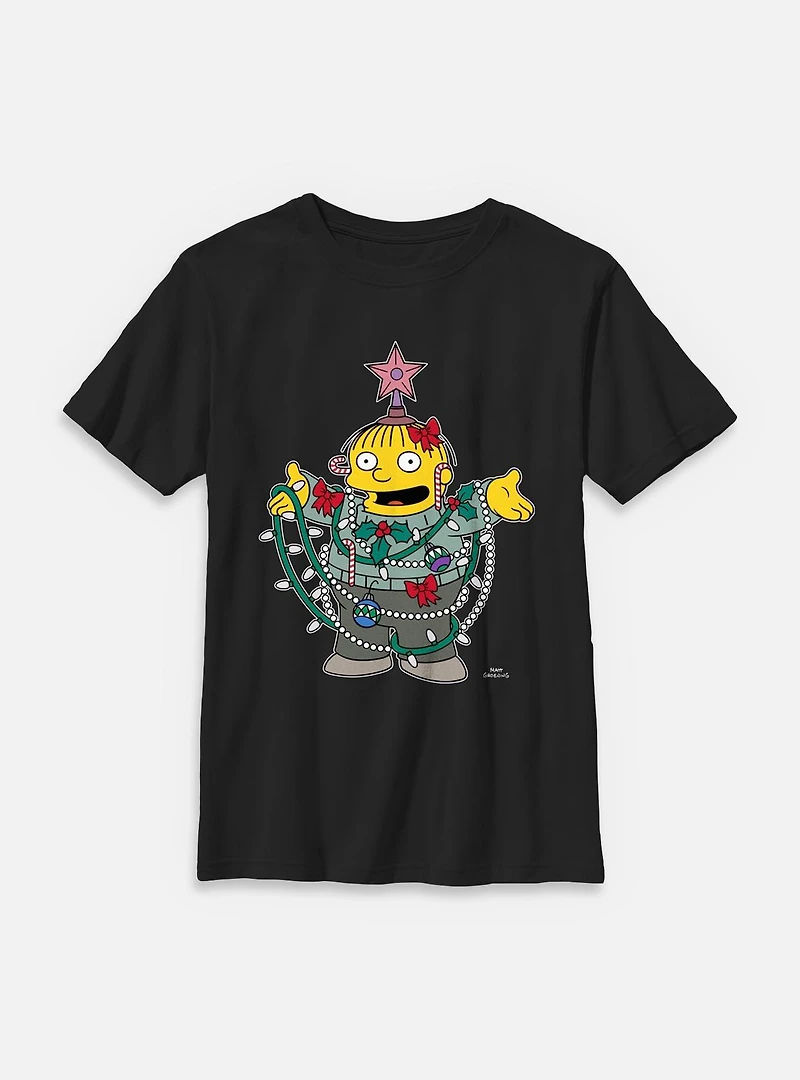 The Simpsons Christmas Ralph Decoration Youth T-Shirt