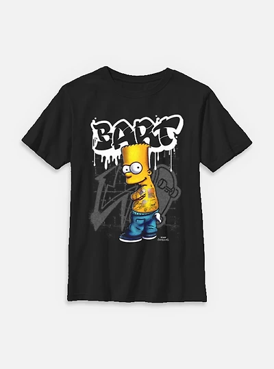 The Simpsons Bart Street Style Youth T-Shirt
