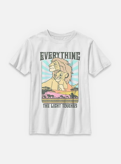 Disney The Lion King Everything Light Touches Youth T-Shirt