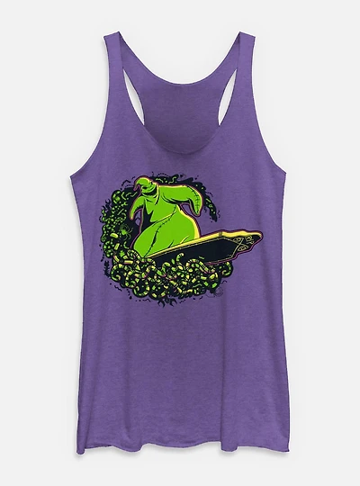 The Nightmare Before Christmas Surfing Oogie Boogie Womens Tank Top