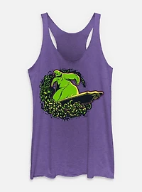 The Nightmare Before Christmas Surfing Oogie Boogie Womens Tank Top