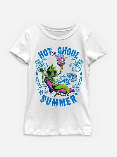 The Nightmare Before Christmas Hot Ghoul Summer Youth Girls T-Shirt