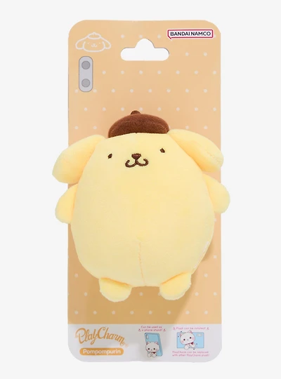 Bandai Namco Sanrio Pompompurin Plush Phone Stand Charm
