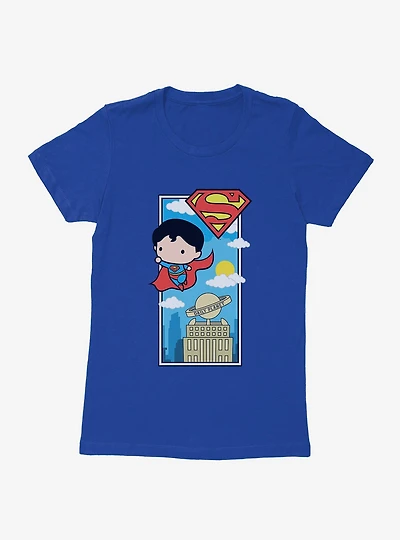 DC Comics Superman Chibi Daily Planet Womens T-Shirt