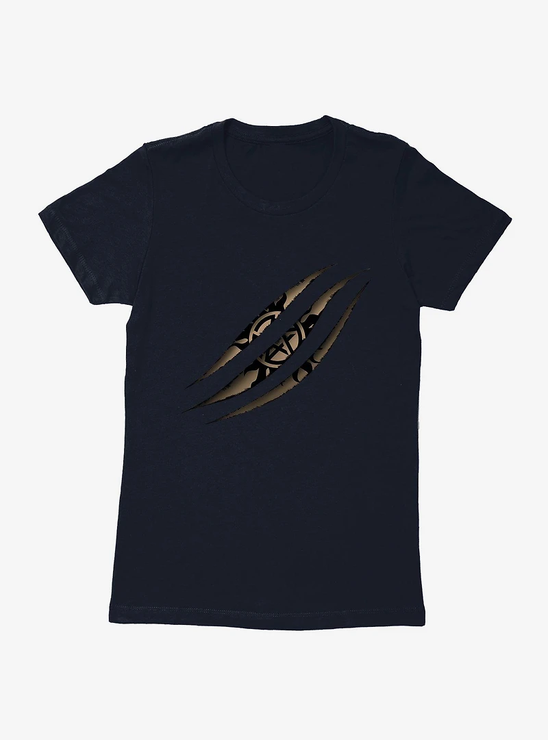 Supernatural Devil's Trap Scratch Womens T-Shirt