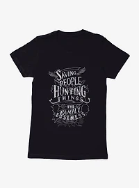Supernatural The Family Business Motto Womens T-Shirt