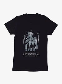 Supernatural Forest Join The Hunt Womens T-Shirt