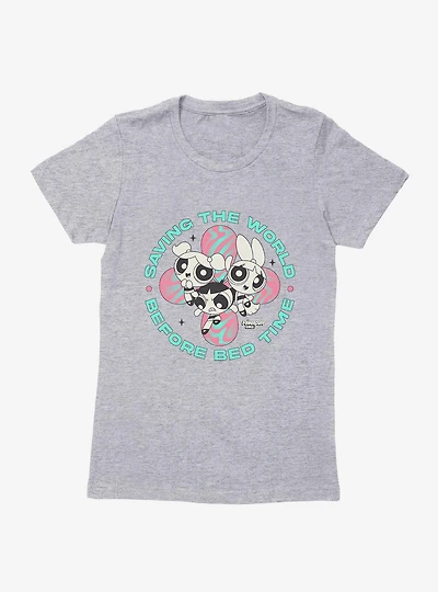 Powerpuff Girls Saving The World Womens T-Shirt