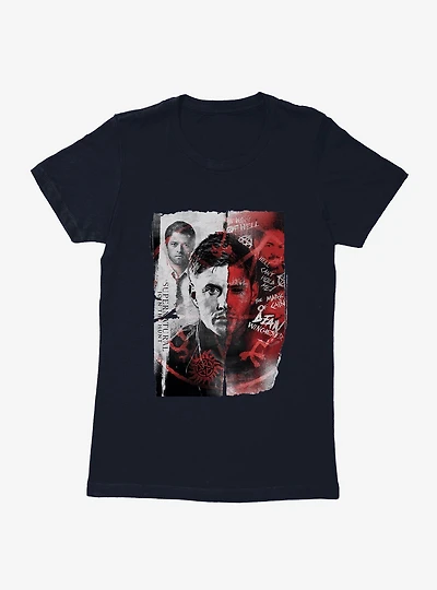 Supernatural Dean Good Vs. Evil Womens T-Shirt