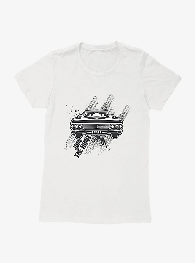 Supernatural Join The Hunt Impala Womens T-Shirt