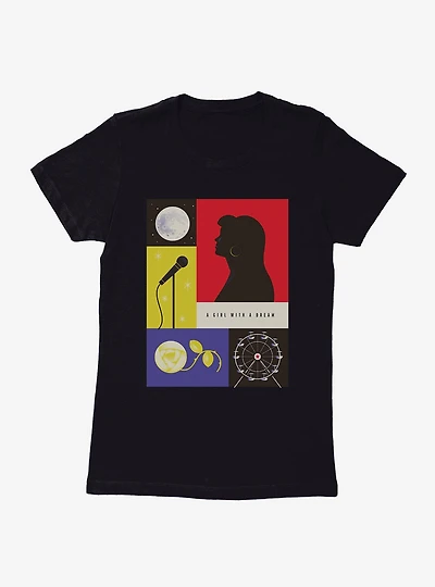Selena WB 100 Girl With A Dream Womens T-Shirt